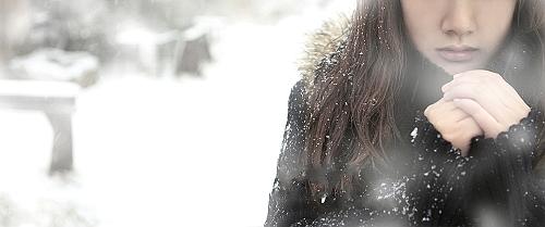 雪-美女+-+摄影作品