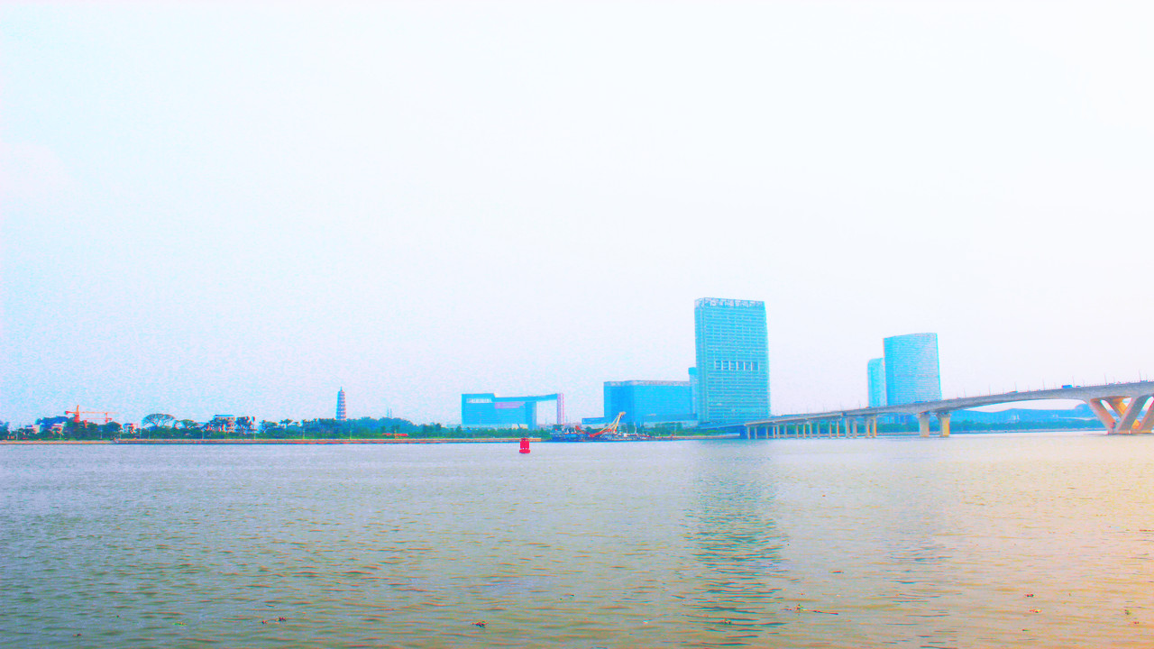 广州珠江~员村至东圃段江景 - 摄影作品 - 游侠客旅游网-旅行者的社交网络