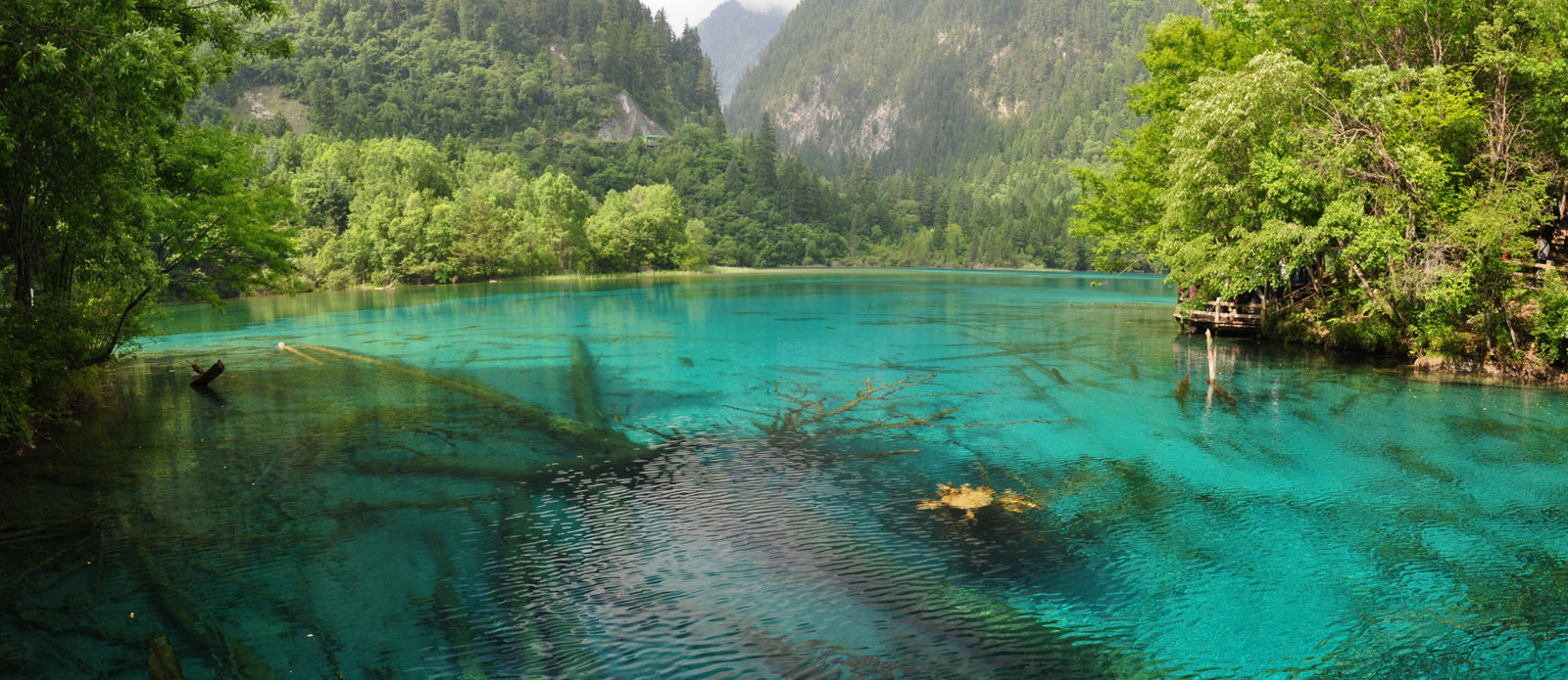 九寨沟全景