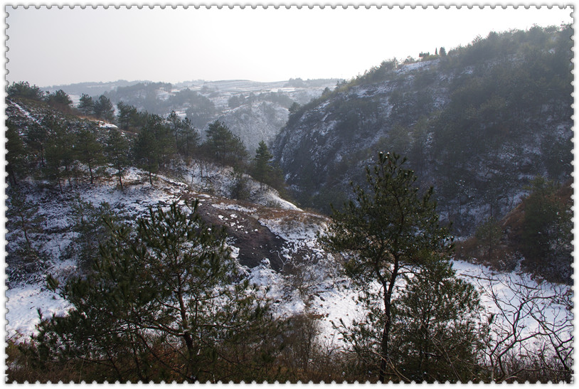 20120125冒雪 约会 千丈 幽谷 。 - 游侠宁波圈 - 