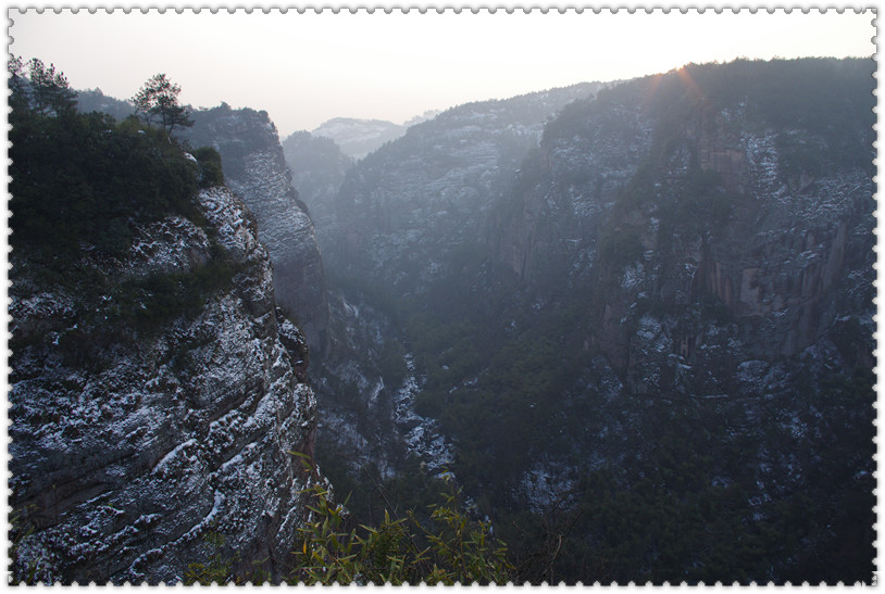 20120125冒雪 约会 千丈 幽谷 。 - 游侠宁波圈 - 